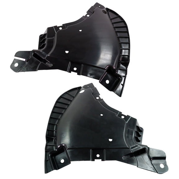 CAPA For 17-21 Benz E-Class RWD Outer Engine Splash Shield Undercar SET PAIR