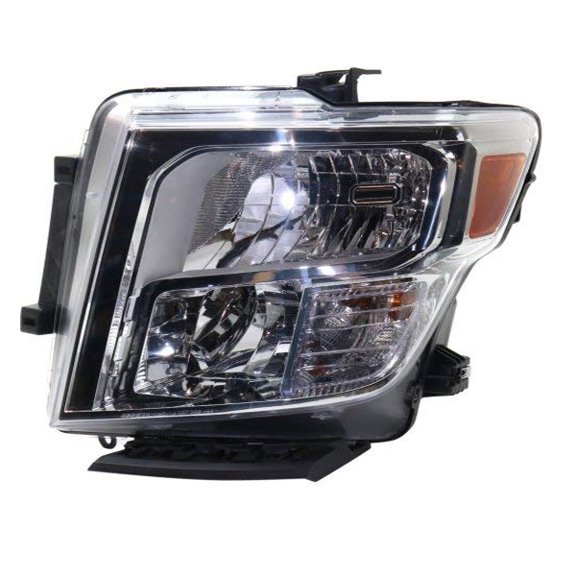CAPA For 17-21 Titan Pickup Halogen Headlight Head Light Lamp w/Bulb Driver Side