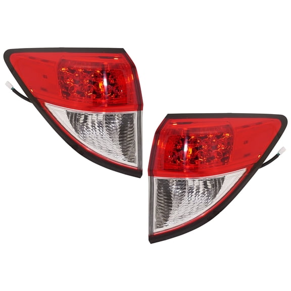 CAPA For 19-22 HRV Outer Taillight Taillamp Rear Brake Light w/o Bulb SET PAIR