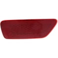 thumbnail image 1 of CAPA For 2011-2021 Grand Cherokee Bumper Reflector Rear, Left Red Plastic, 1 of 5
