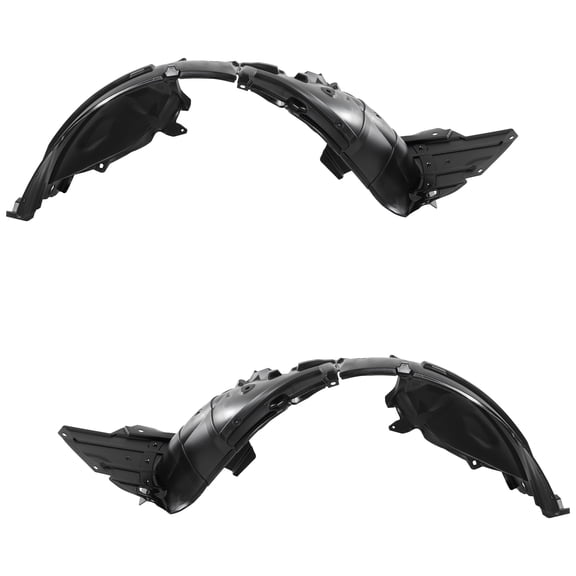 CAPA For 2013-2019 Sentra Fender Liner Front Black Plastic SET PAIR