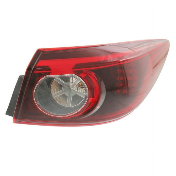 CAPA For 2014-14 Mazda3 Japan Built Rear Outer LED Taillight Taillamp Right Side