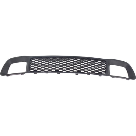 CAPA For 2014-2016 Grand Cherokee Bumper Grille Front Black Plastic CH1036128C