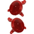 thumbnail image 1 of CAPA For 2014-2016 Soul Bumper Reflector Rear Red Plastic SET PAIR, 1 of 5