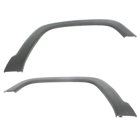 CAPA For 2015-2023 Renegade Fender Trim Front Gray Plastic SET PAIR