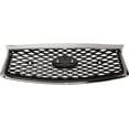 thumbnail image 1 of CAPA For 2018-2020 Q50 Grille Assembly Front Gray Plastic IN1200138C 623106HH0C, 1 of 5