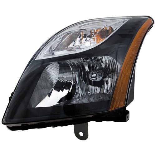 CAPA Headlight w/ Black Int. Left For 2010-12 Nissan Sentra SR/SE-R/SE-R Spec V