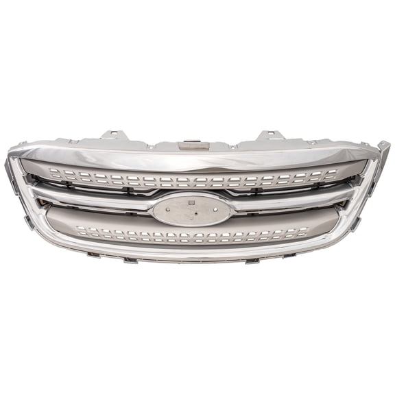 CAPA for 2010-2012 Taurus Front Grille Assembly Black/Chrome AG1Z8200AB