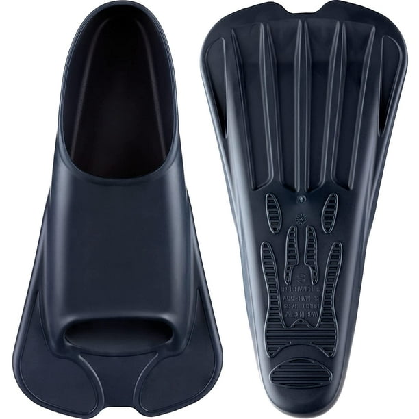 CAPAS Swim Training Fins Comfortable Silicone Lap Swimming Short Blade