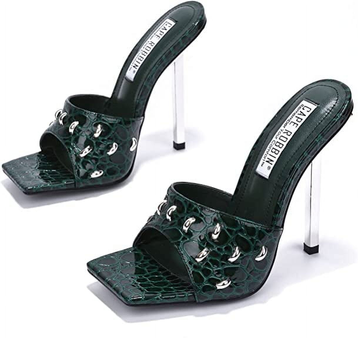Cape robbin pvc mules sale