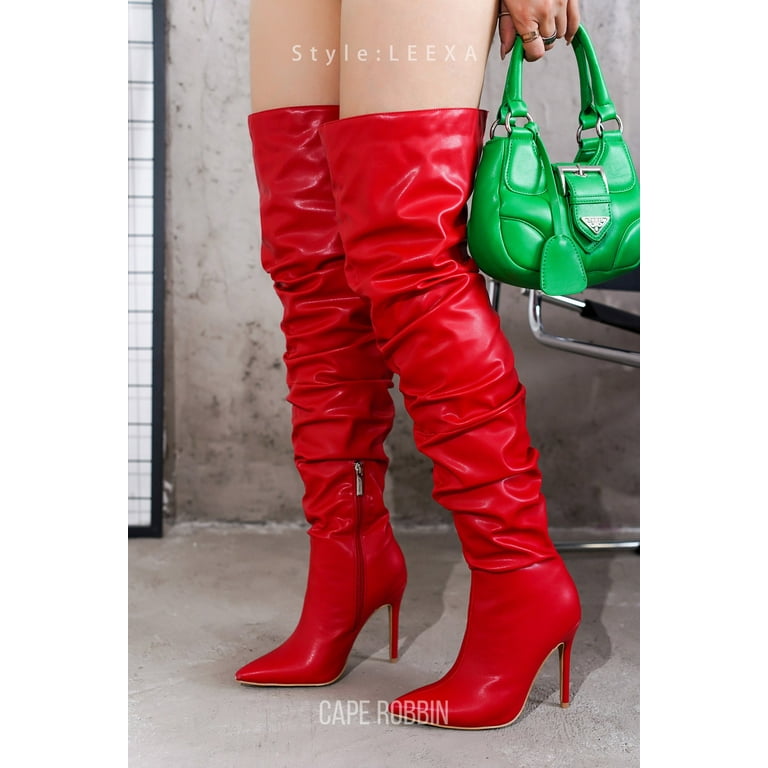 Walmart red boots sale