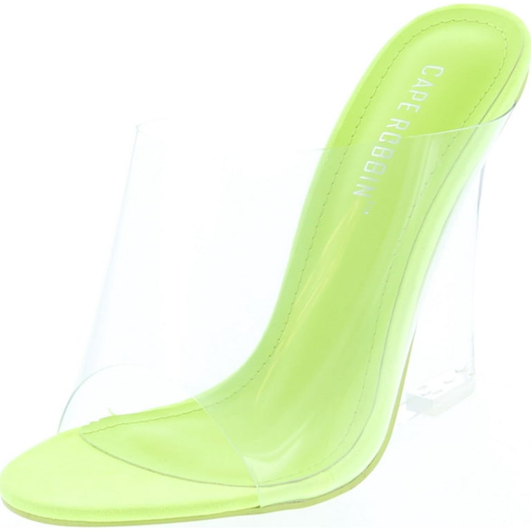 Cape robbin clear store wedge mules