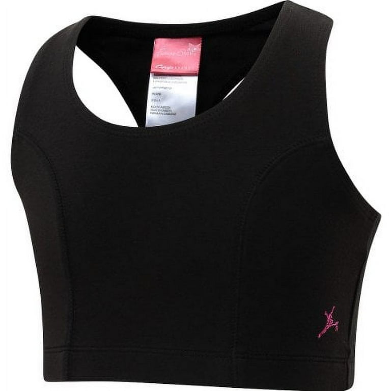 CAPEZIO Girls' Future Star Bra Top - Size: XS/Extra Small, Black