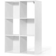 thumbnail image 1 of CAPHAUS Sturdy Room 11-Inch Cube Storage Organizer Shelf, with Thick Exterior Edge, Storage Shelf Divider w/Back, Bookcase, 6-Cube / 8-Cube / 9-Cube, Colors Available in Rustic Grey Oak and White, 1 of 9