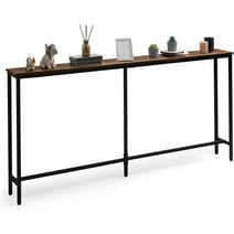 CAPHAUS 71” Narrow Long Console Table for Entryway, Classic Design Sofa ...
