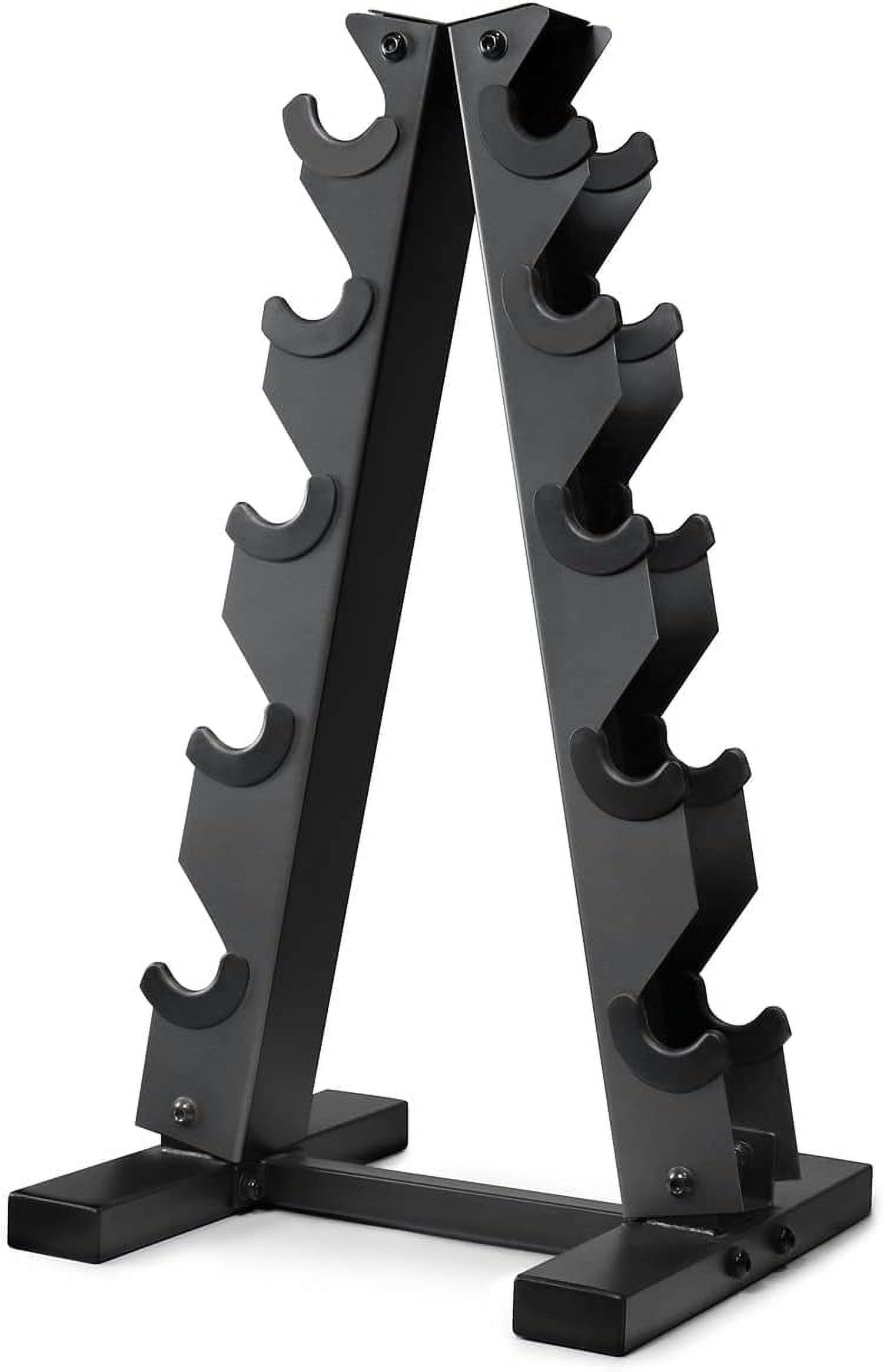CAPHAUS Dumbbell Rack, Heavy Duty A-Frame Dumbbell Stand, Steel ...
