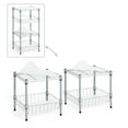 thumbnail image 1 of CAPHAUS Silver Grey 2 to 4-Tier Stackable Wire Shelving Basket Shelves, 1 of 9
