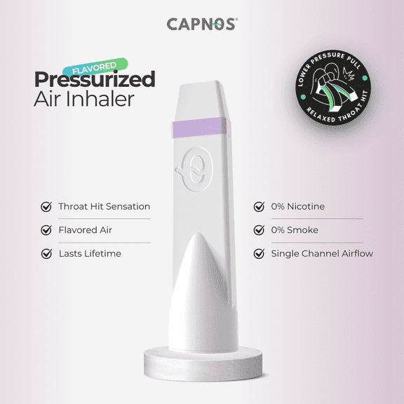 CAPNOS E-Z Flavored Air Inhaler | Lightweight & Effortless Draw