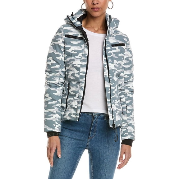 CAPRANEA womens Vanta Wool-Blend Jacket, 40, Grey