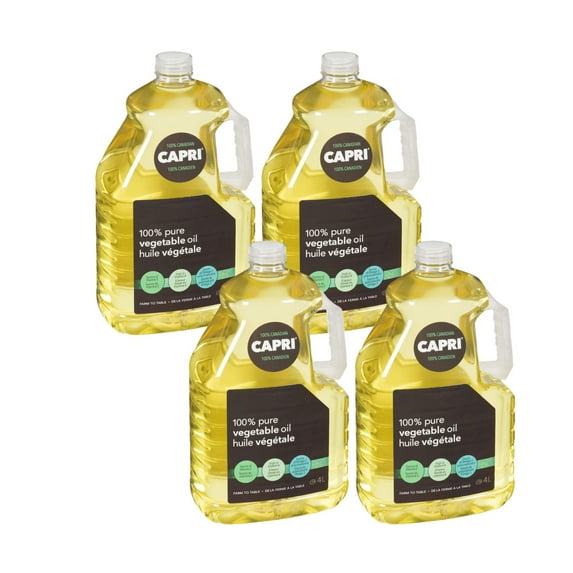 CAPRI Pure Vegetable Oil - 4L | Versatile & Healthy Cooking Oil for All Your Culinary Needs