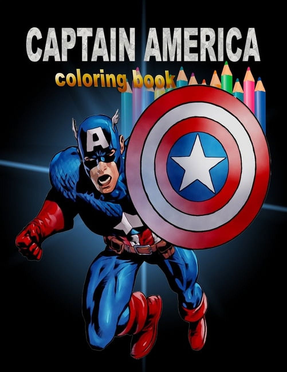 Captain America Coloring Page