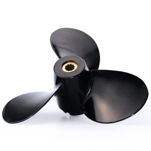 CAPTAIN Outboard Propeller fit SUZIKI 4-6HP, 7 1/2x6 Pitch, 10 Spline Tooth Board Prop, OEM RH Aluminum Propellers for DF4 DF5 DF6 Engines