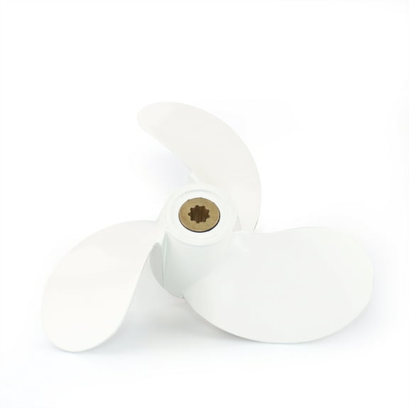 CAPTAIN Outboard Propeller fit YAMAHA 2.5HP, 9 Spline Tooth Board Prop, OEM RH Aluminum Propellers for Yamaha F2.5, 3 (Malta), F2 Engines (7 1/4x6)