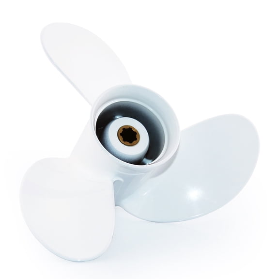 CAPTAIN Outboard Propeller fit YAMAHA 5-8 HP,7 Spline Tooth Board Prop, OEM RH Aluminum Propellers for 5HP 6HP 8HP F6 F8 F9.9 Engines, 8 1/2x7 1/2 Pitch