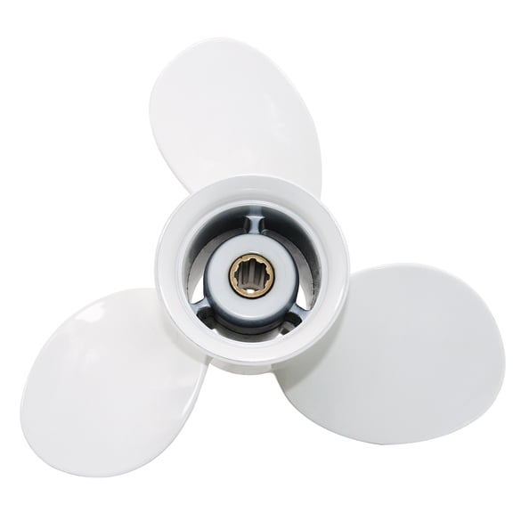 CAPTAIN Outboard Propeller fit YamahaE-Tec 9.9-20 HP, 8 Spline Tooth Board Prop, OEM RH Aluminum Propellers for9.9 15 F9.9 F15 F20 HP Engines, 9 1/4x11Pitch