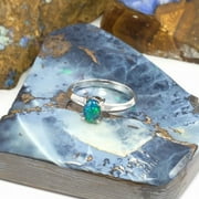 AUSTRALIAN OPAL DIRECT CAPTIVATING FLASH STERLING SILVER AUSTRALIAN BLACK OPAL RING