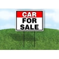 thumbnail image 1 of CAR FOR SALE RED BLACK 18 in x 24 in Yard Sign Road Sign with Stand, Single Sided, 1 of 1