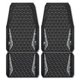 thumbnail image 1 of CAR GRAND Bling Diamond Rubber Automotive Floor Mats Full Set Anti-slip Water Proof Universal Fit Glitter Crystal Sparkly Shining Rhinestone Girl Woman Lady Femal Black Silver, 1 of 10
