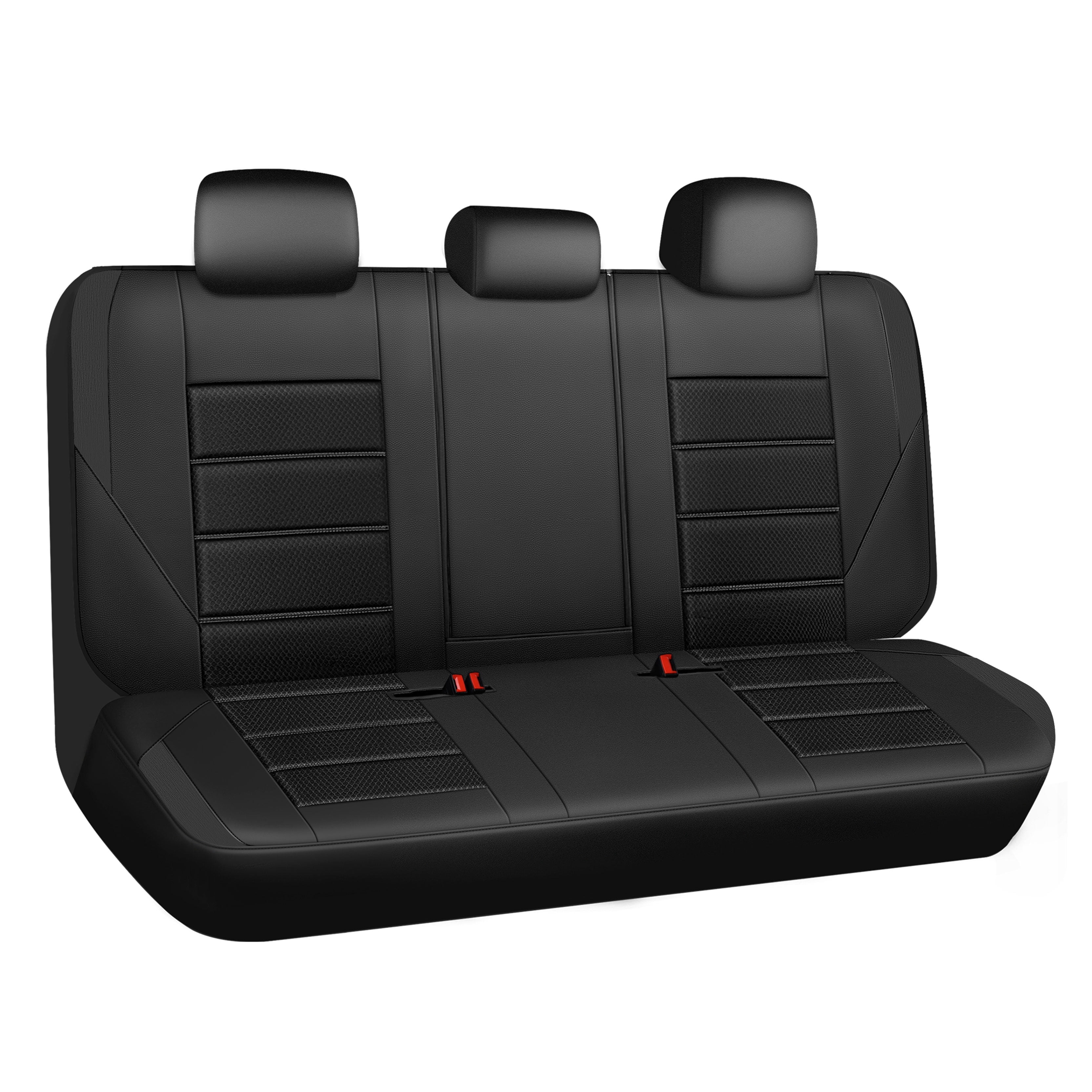 CAR GRAND Memory Foam Car Seat Rear Bench cover, breathable air mesh thick protectors for car SUV universal Fit Black