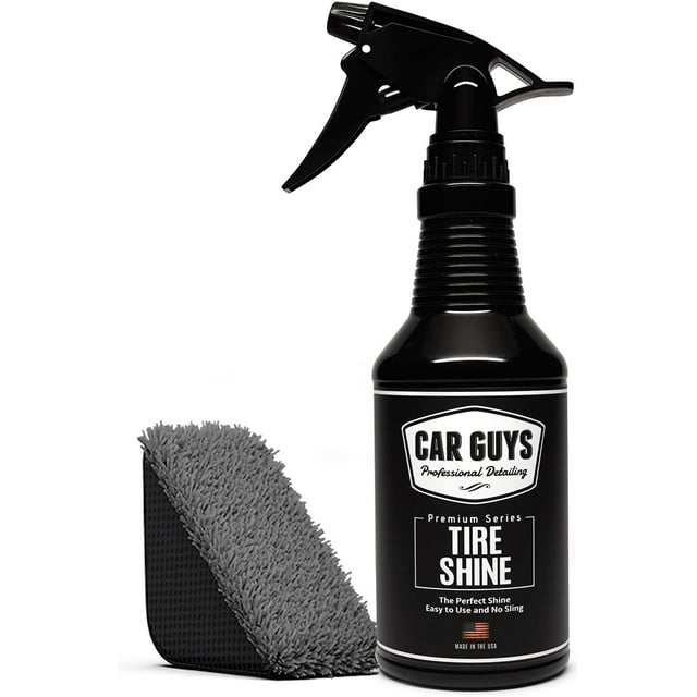 CAR GUYS Tire Shine Spray , The Perfect Shine , Durable and User