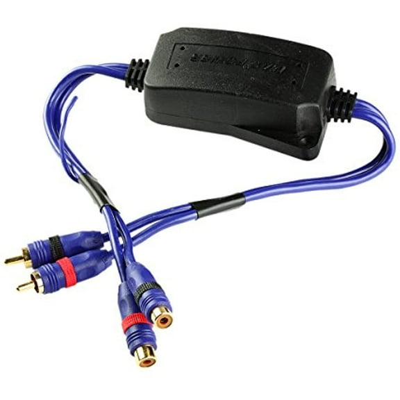 MAS Ground Loop Isolator Two Channel RCA Noise Suppressor Automotive Electrical Parts & Accessories