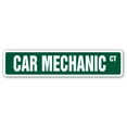 thumbnail image 1 of CAR MECHANIC Street Sign auto motor tech engine repair | Indoor/Outdoor |  18" Wide, 1 of 5