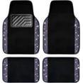 thumbnail image 1 of CAR GRAND Bling Rhinestones Diamond Car Floor Mat, Crystal Sparkly Shining Glitter Carpet, Waterproof Anti-Slip PVC Heel Pad Universal Fit Interior SUV,Sedan,Van,4pcs Girl Women Men (Violet Purple), 1 of 10