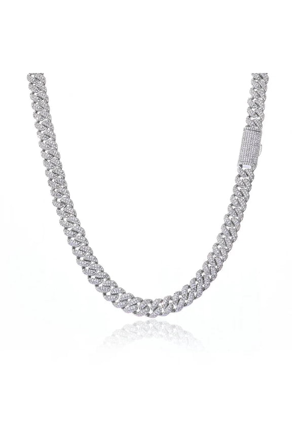 CARÁTIX Custom 10MM Triple Row Iced Cuban Link Gold Chain Personalized Hip Hop Jewelry for Men and Women