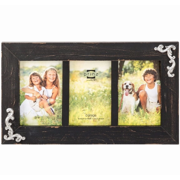 CARA Black-stain Triple 4x6 by Prinz - 4x6