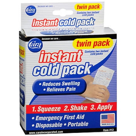 CARA Instant Cold Pack, 2 Pack