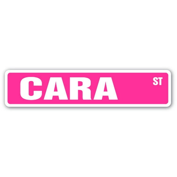 CARA Street Sign Childrens Name Room Sign | Indoor/Outdoor |  36" Wide