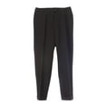 thumbnail image 1 of CARACTERE Women's Pinstriped Cropped Pants 2 Dark Brown, 1 of 2