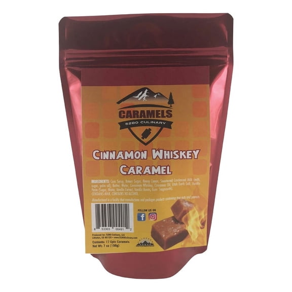 CARAMELS CINN WHSKY 7OZ
