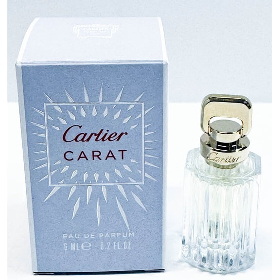CARAT * Cartier 0.2 oz / 6 ml Miniature Eau de Parfum Women Perfume Splash