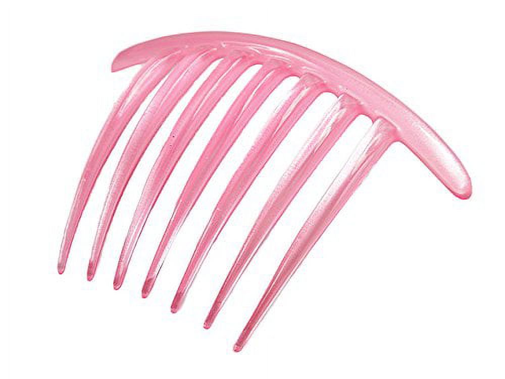 CARAVAN Caravan French Hand Painted Twist Comb, Satin Pink hair-barrettes - image 1 of 3