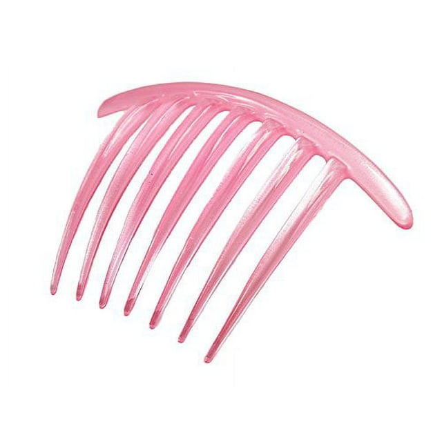 CARAVAN Caravan French Hand Painted Twist Comb, Satin Pink hair-barrettes