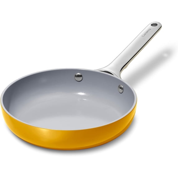 Caraway Nonstick Ceramic Mini Fry Pan (1.05 qt, 8") - Oven Safe & Compatible with All Stovetops (Gas, Electric & Induction) - Marigold