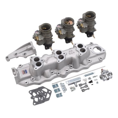Edelbrock 2013 Vintage Manifold And Carb Kit