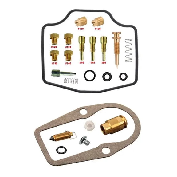 Aftermarket Motocycle Carburetor Repair Kit for Yamaha XTE 600 XT600E XT600EA 1990-2000,Carburetor Repair Kit Aircut Valve Float Rebuild Parts