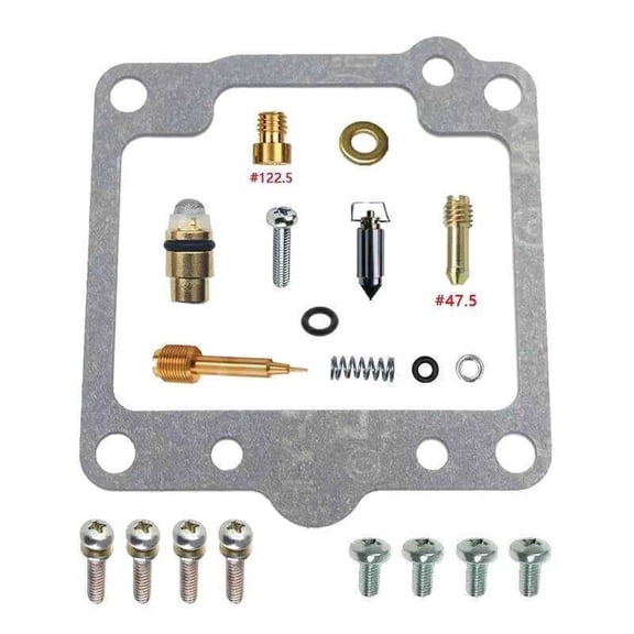 [CARBFORGE] Aftermarket Carburetor Replacement Kit, Compatible with Yamaha SR250 SR250SE 1980-1982, Carb Repair Vacuum Diaphragm & Float Rebuild Parts